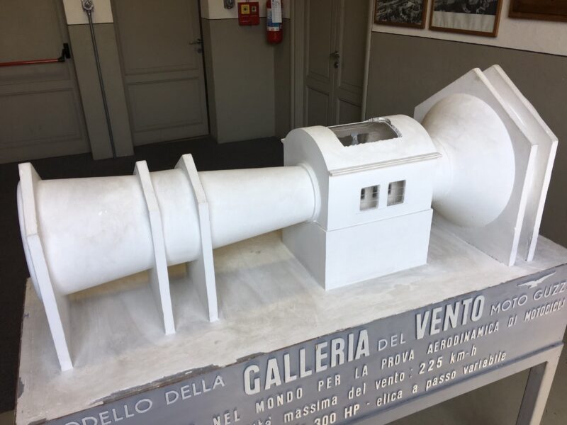 Scale model of Moto Guzzi Wind Tunnel (Photo: I.Gordon)